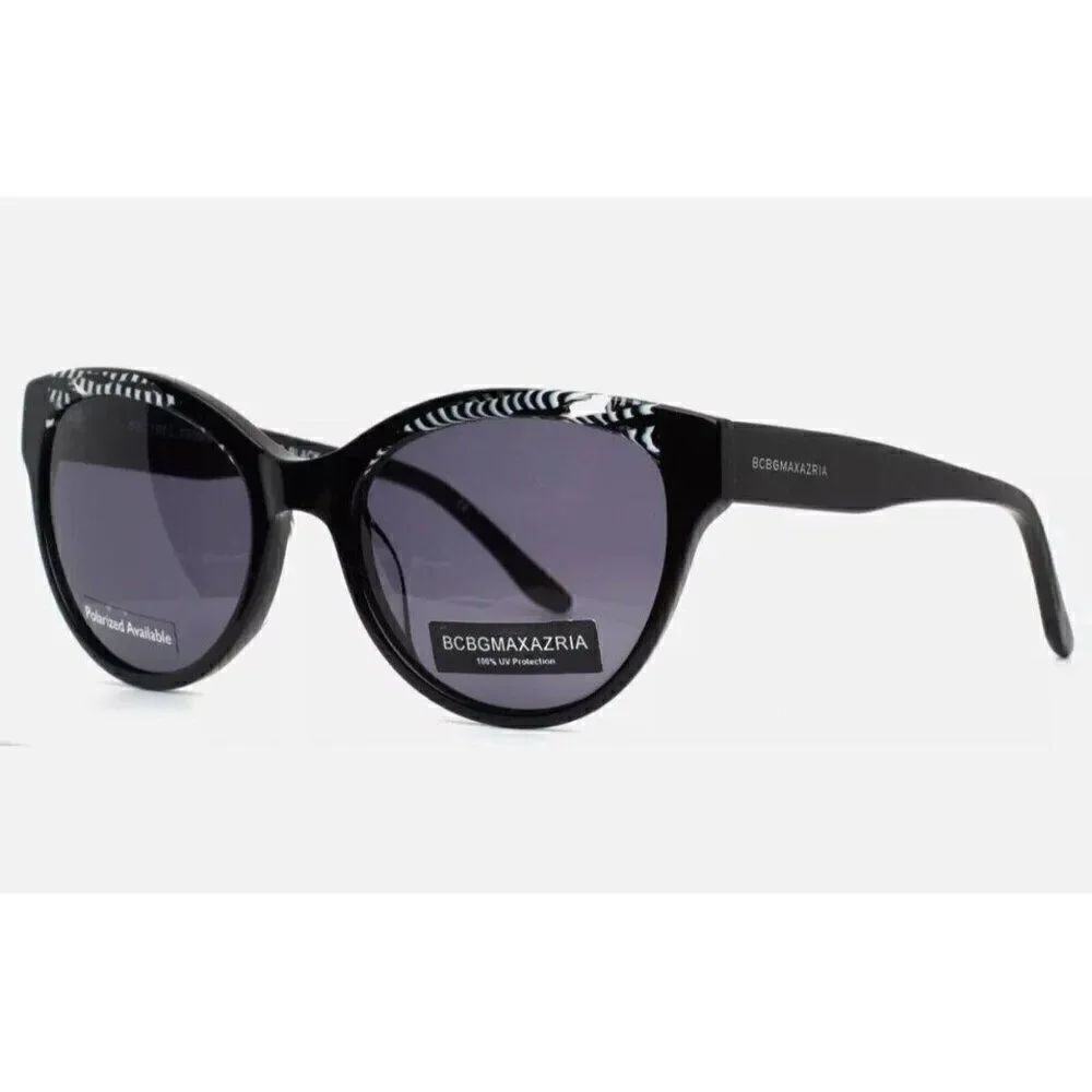 BCBGMAXAZRIA New Embrace Black Combo Womens Cat Eye Sunglasses